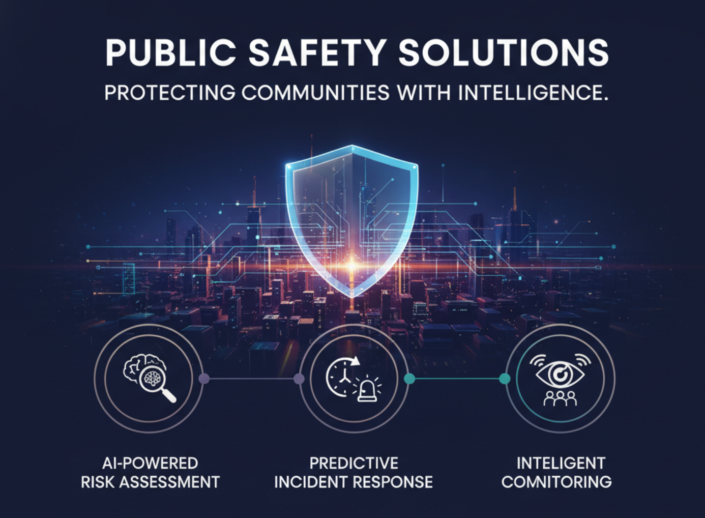 Smart city control center with public safety monitoring systems