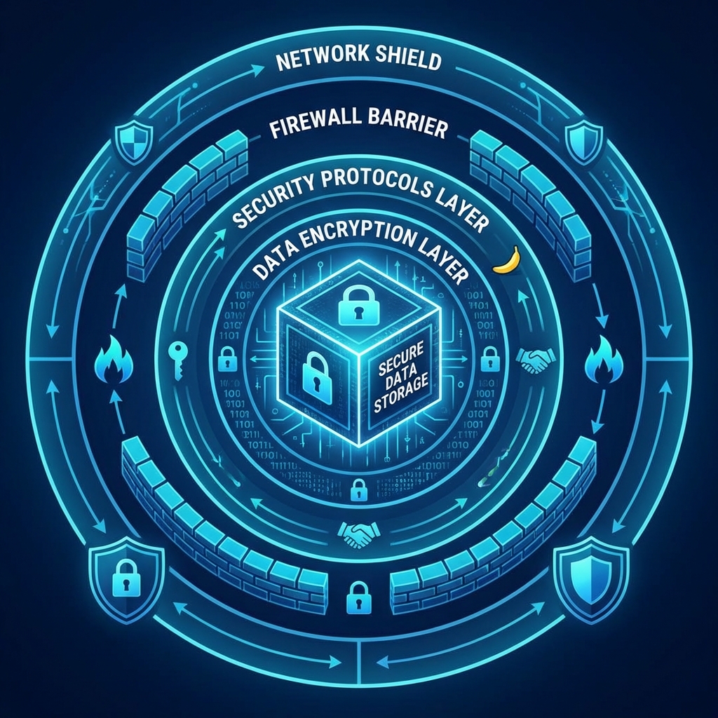 Multi-layer data protection visualization